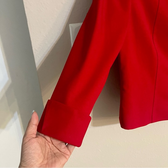 Tahari by ASL Women Red Blazer - Picture 6 of 7